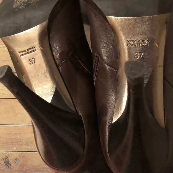 Ballin Italy Brown Stiletto Boots - Picture 4 of 4